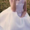 WHITE ORGANZA COMMUNION DRESS